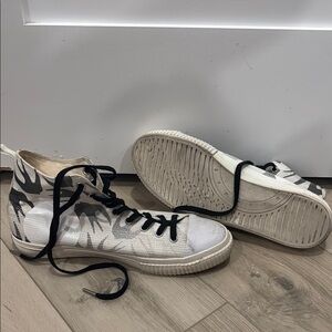High-Top Alexander McQueens with Logo Design